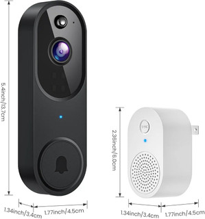 زنگ درب هوشمند Smart WiFi Doorbell Camera