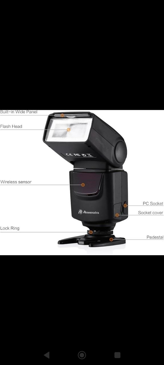 فلاش اکسترنال دوربین PowerExtra DF-400