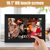 قاب عکس دیجیتال وایفای Vicloon با صفحه نمایش ۱۰.۱ اینچی لمسی HD IPS، قابلیت چرخش خودکار و امکان نصب روی دیوار؛ دارای حافظه ۳۲ گیگابایتی و قابلیت اشتراکگذاری آسان عکس و ویدیو از طریق اپلیکیشن Frameo.