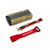 باتری لیپو DXF مدل GOLDEN NGP Plus، دو سل (2S)، ولتاژ ۷.۶ ولت، ظرفیت ۷۰۰۰ میلیآمپر ساعت، نرخ تخلیه 140C، سایز متوسط