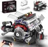 مجموعه موتور V8 Suplanet | کیت مکانیکی با نور و موتور (664 قطعه) | K96212
