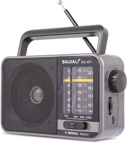 خرید رادیو ترانزیستوری AMFM BAIJIALI مدل BJL-671 | دریافت سیگنال واضح