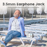 خرید رادیو قابل حمل PRUNUS J-408 | رادیو دیجیتال DAB+/FM و بلوتوث با باتری ۲۰۰۰ میلیآمپر