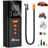 پمپ باد شارژی Toptrek مدل 150 PSI | کمپرسور باد پرتابل مخصوص خودرو و دوچرخه