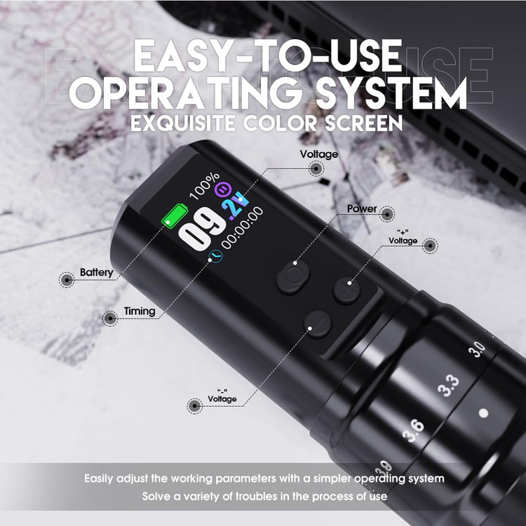 خرید دستگاه تاتو وایرلس Mast Fold2 Pro