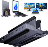 خرید داک استیشن و استند لپتاپ QUUGE | استند چندمنظوره با پشتیبانی از دو مانیتور 4K و شارژ 100W