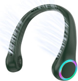 پنکه گردنی ITSHINY - پنکه قابل حمل، بدون پره و مینی USB، قدرتمند و بیصدا با باتری ۴۰۰۰ میلیآمپر ساعتی، دارای ۳ تنظیم سرعت، مناسب برای محیطهای باز، کمپینگ، دفتر کار و اتاق.